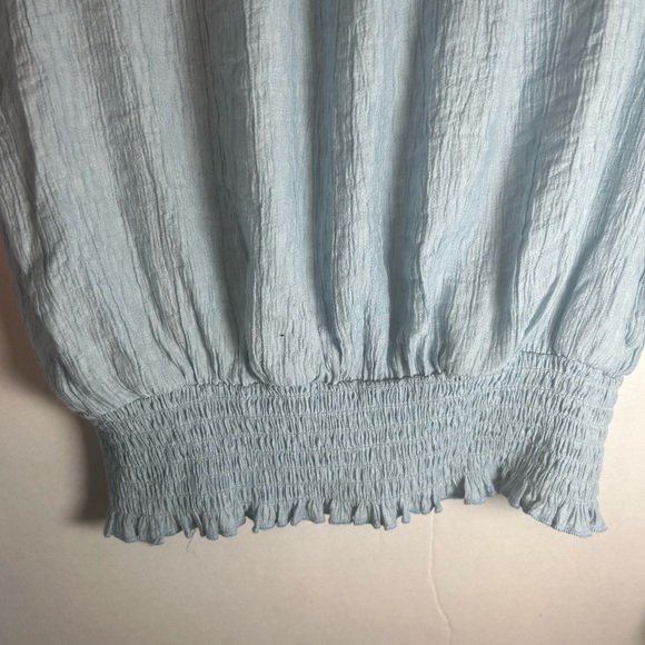 Blue Rain Peasant Boho Womens Top Sz M - Picture 8 of 10